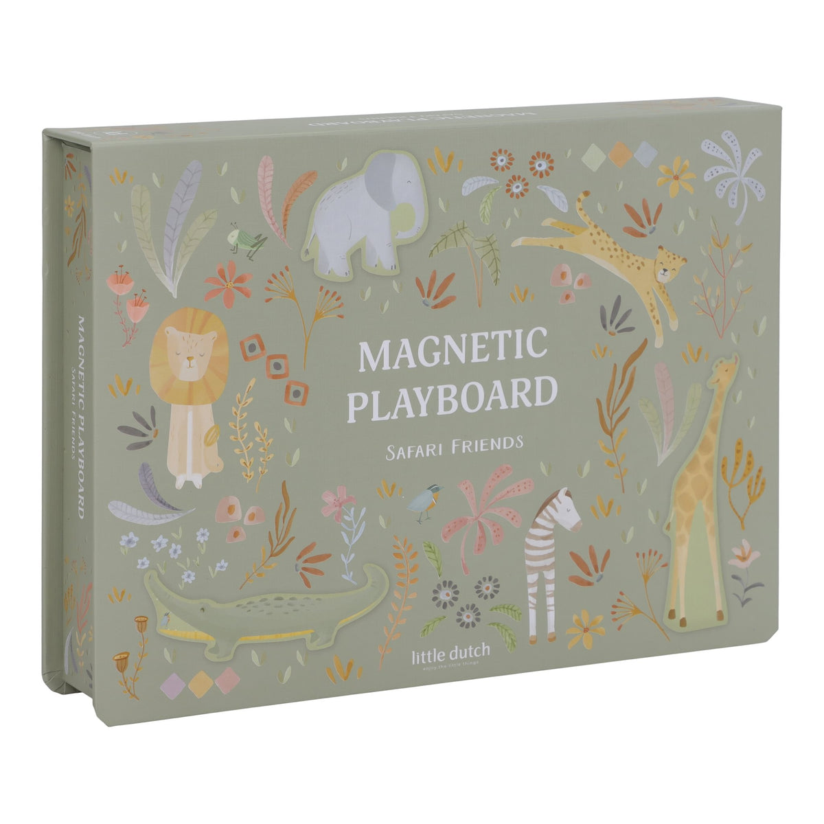 Little Dutch magnetisches Spielbrett Safari Friends mit Safarietieren und Magneten