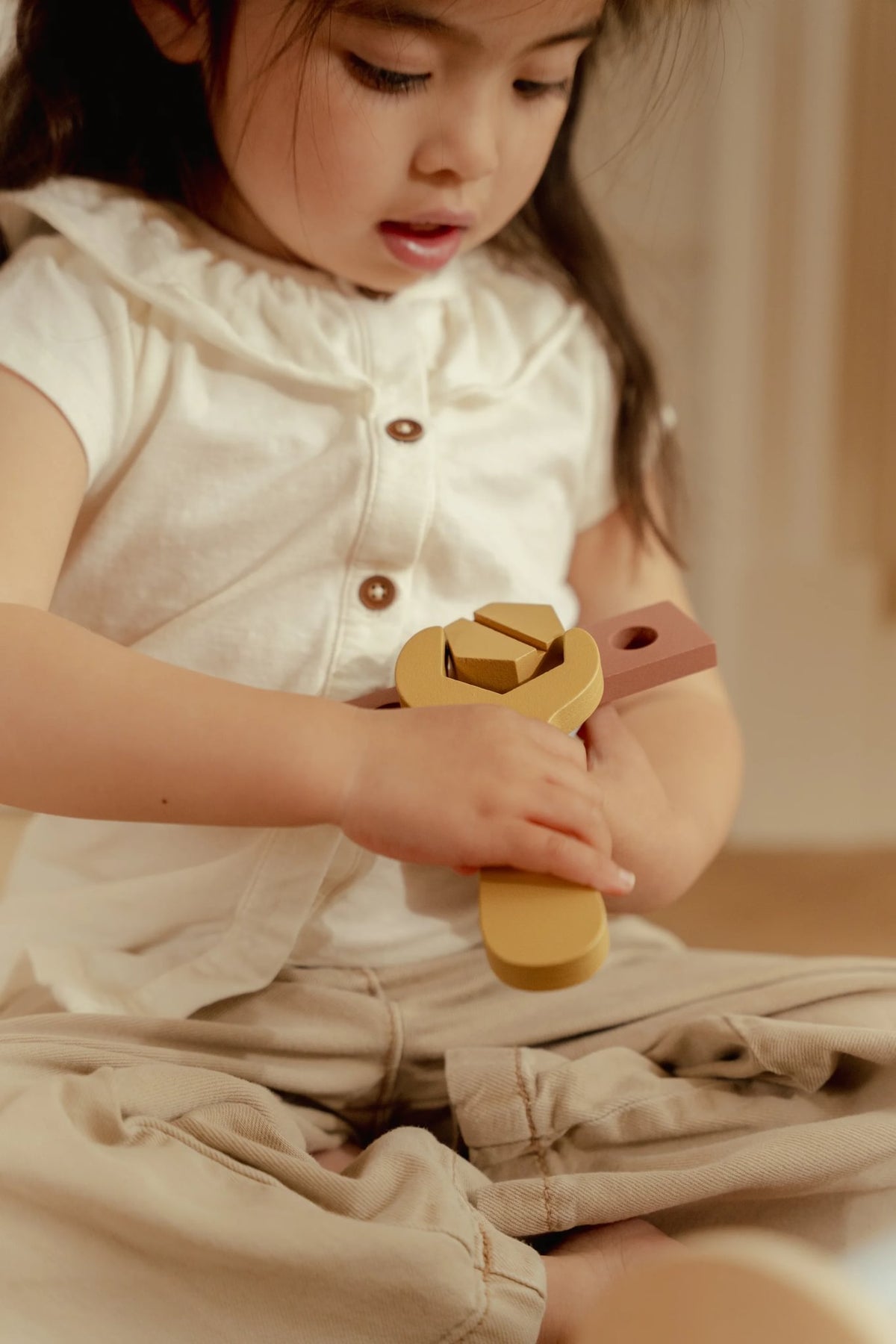 Little Dutch Werkzeugkasten aus Holz für kreatives Handwerker-Rollenspiel ab 2 Jahren