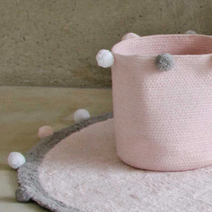 Lorena Canals basket Bubbly pink