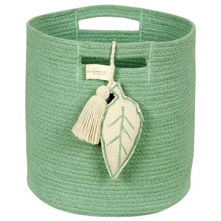 lorena canals aufbewahrung Lorena Canals Korb Leaf verde