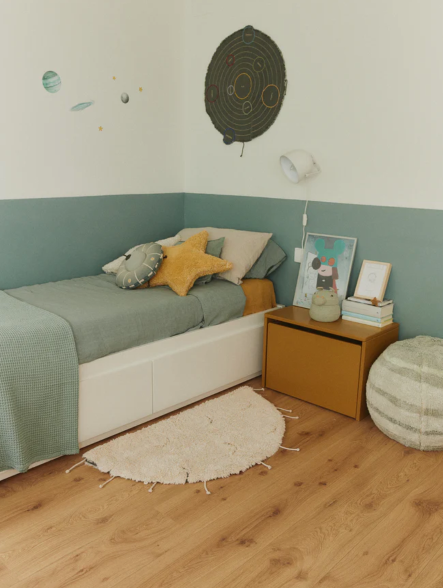 Waschbarer Baumwollteppich für Wohnräue und Kinderzimmer