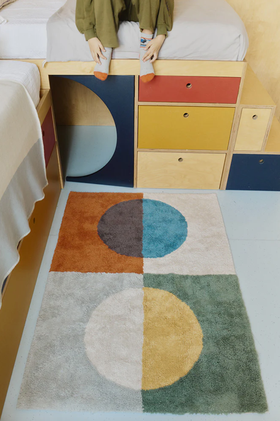 Lorena Canals Baumwollteppich Bauhaus Design