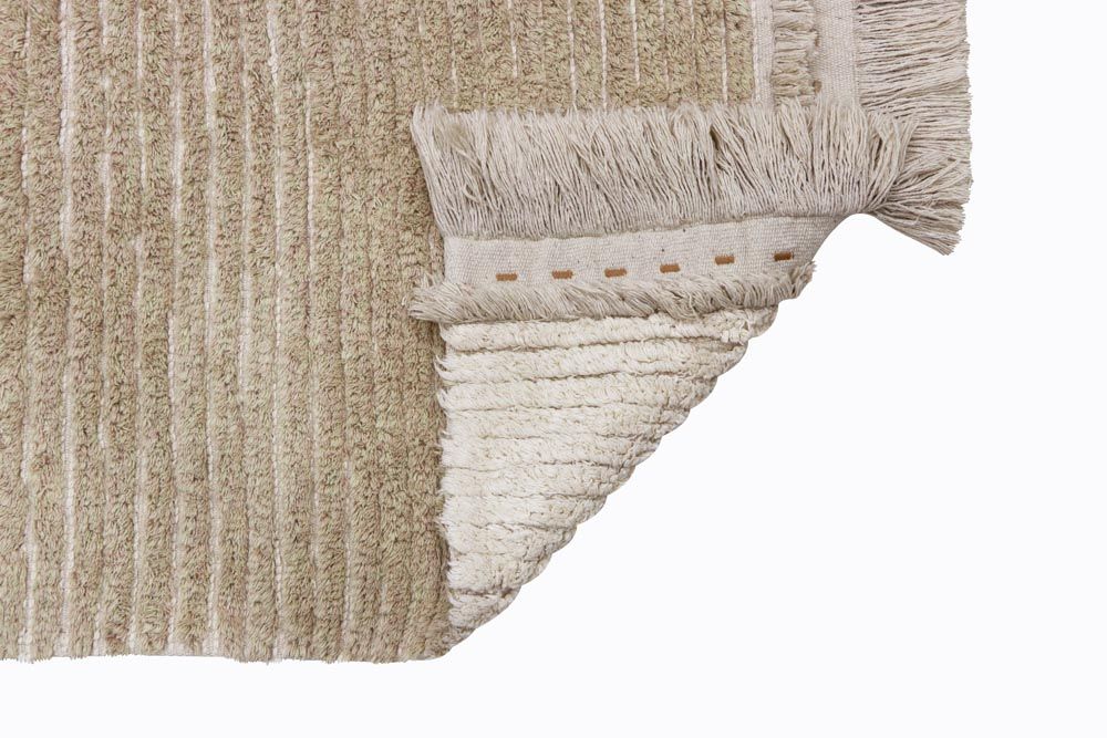 Tapis lavable Lorena Canals Duetto Sage, trois tailles