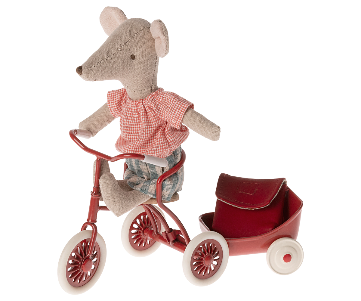 Maileg-Dreirad-Maus-grosse-Schwester-rot-17-4205-00