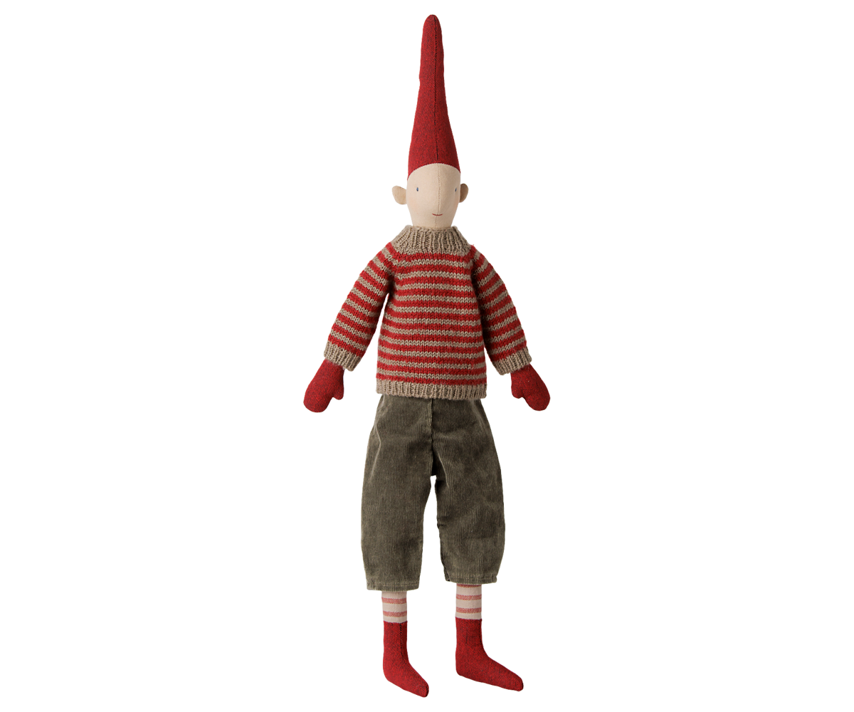 Maileg Pixy Junge Grösse 3 mit gestreiftem Pullover