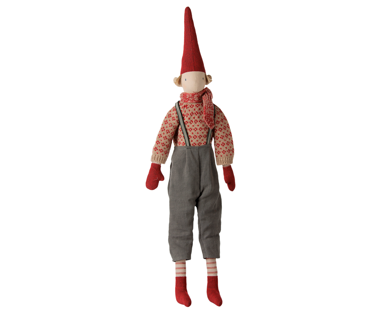 Maileg Pixy Junge Grösse 4 mit Pullover und Schal