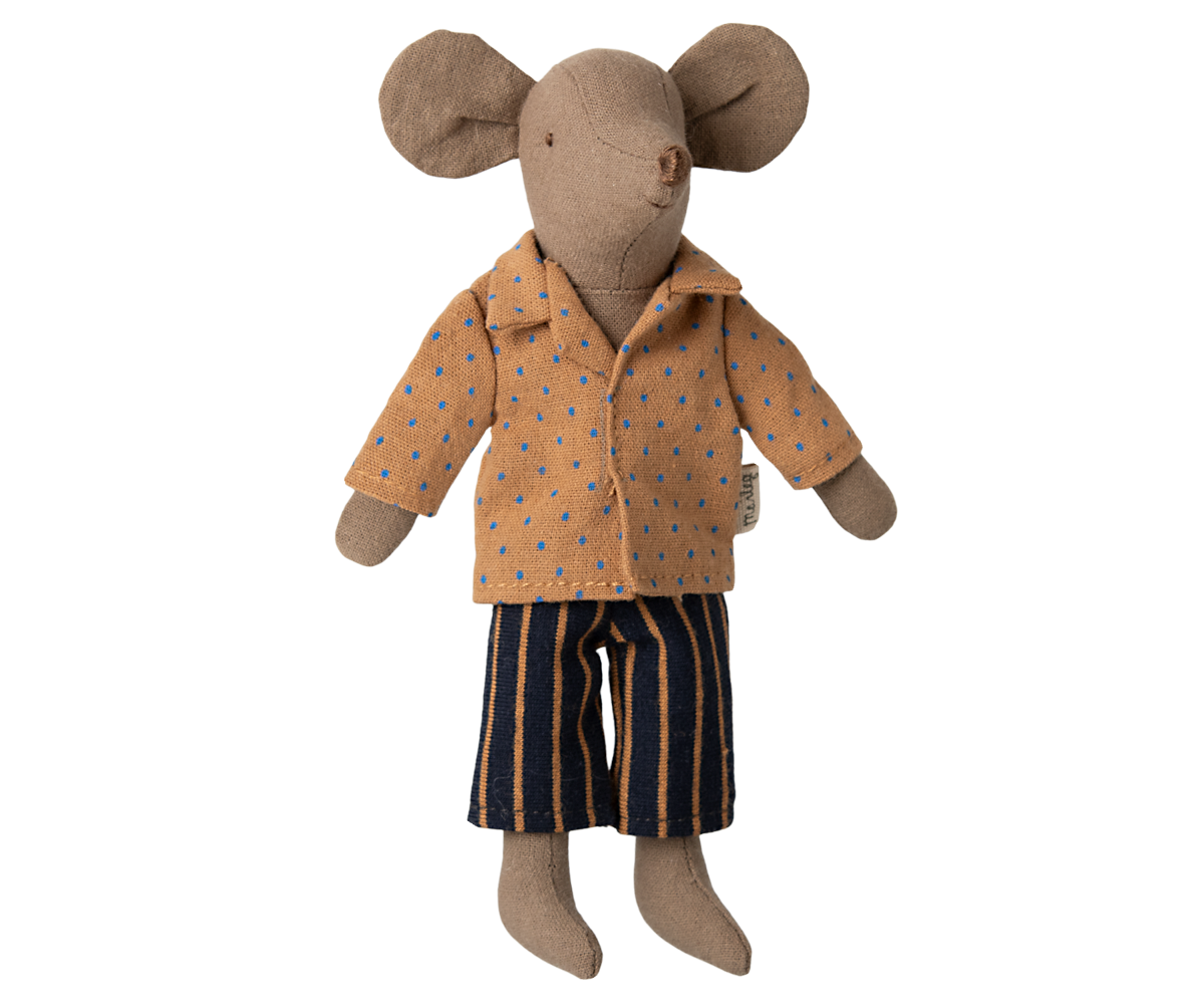 Maileg-Shirt und gestreifte Hose-Papa-Maus-17-5311-00