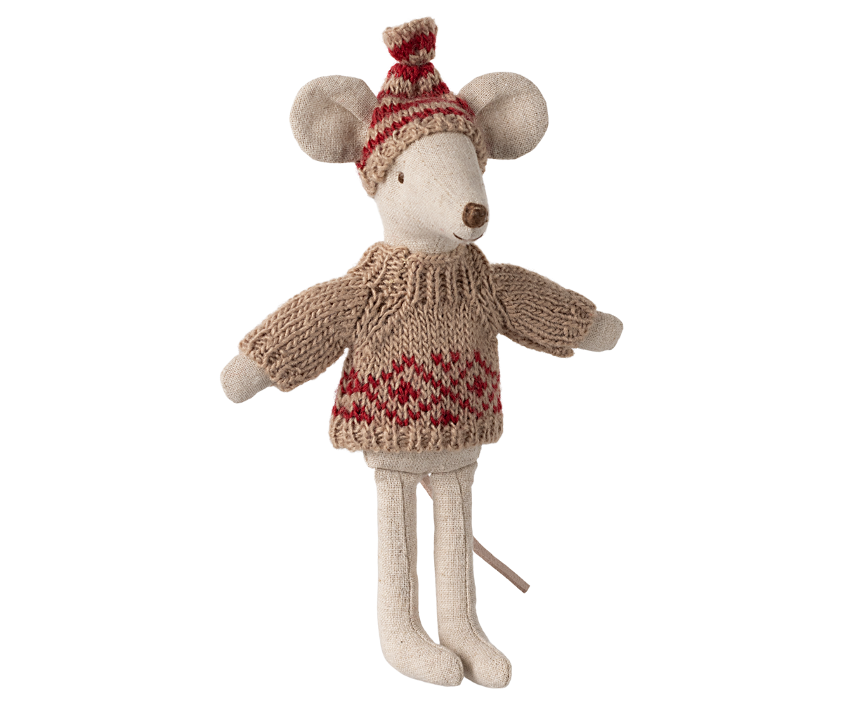 Maileg-Strickpullover-Strickmütze-Mama-Maus-17-4306-00