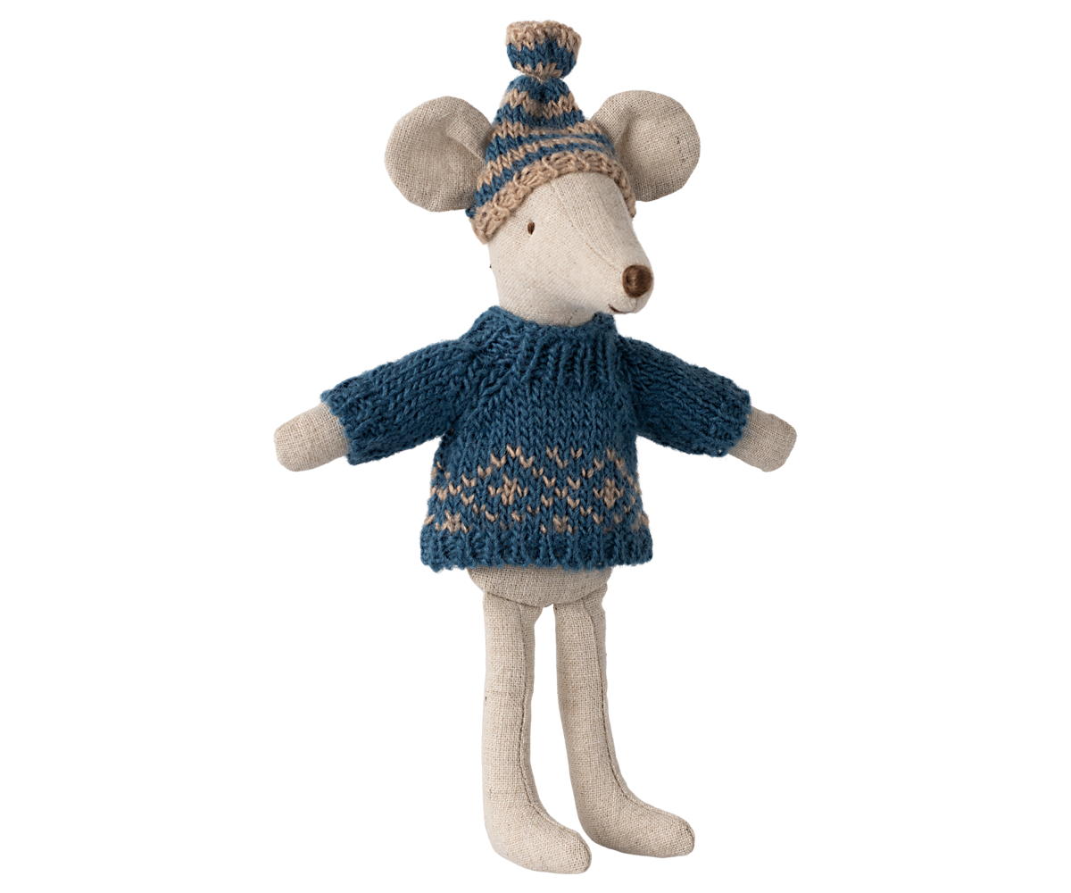 Maileg-Strickpullover-Strickmütze-Papa-Maus-174307-00