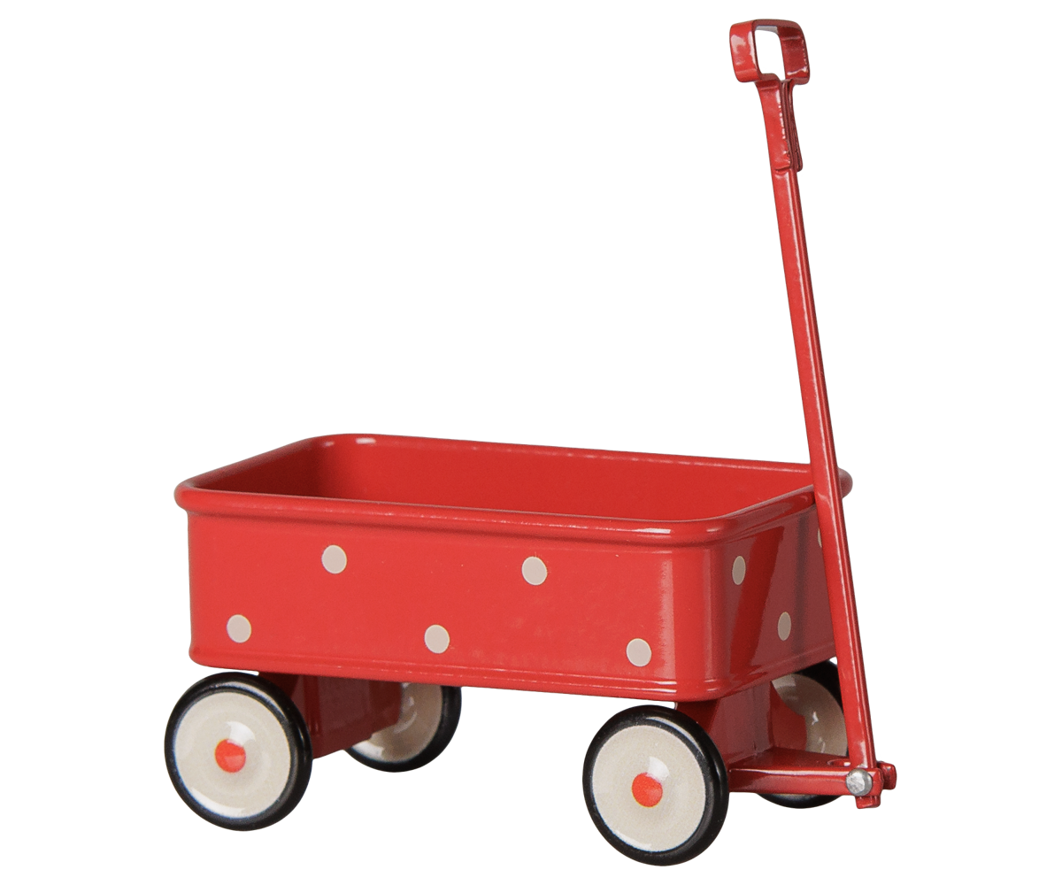 Maileg Mäuse Wagen aus Metall in Rot