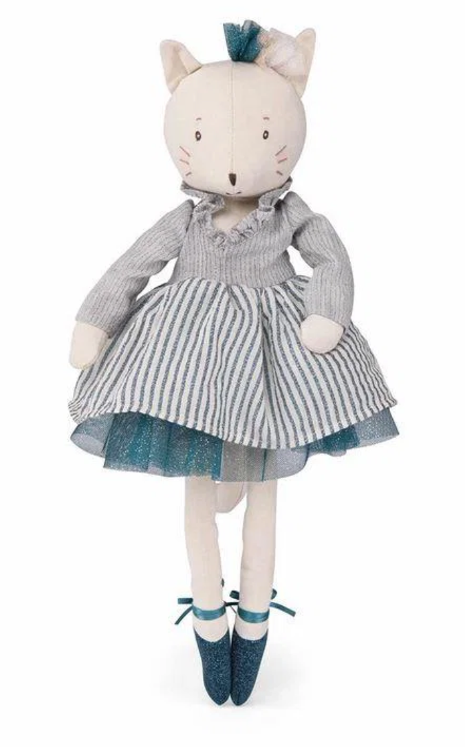 Moulin Roty Katze Célestine in schönem Ballettkleid.