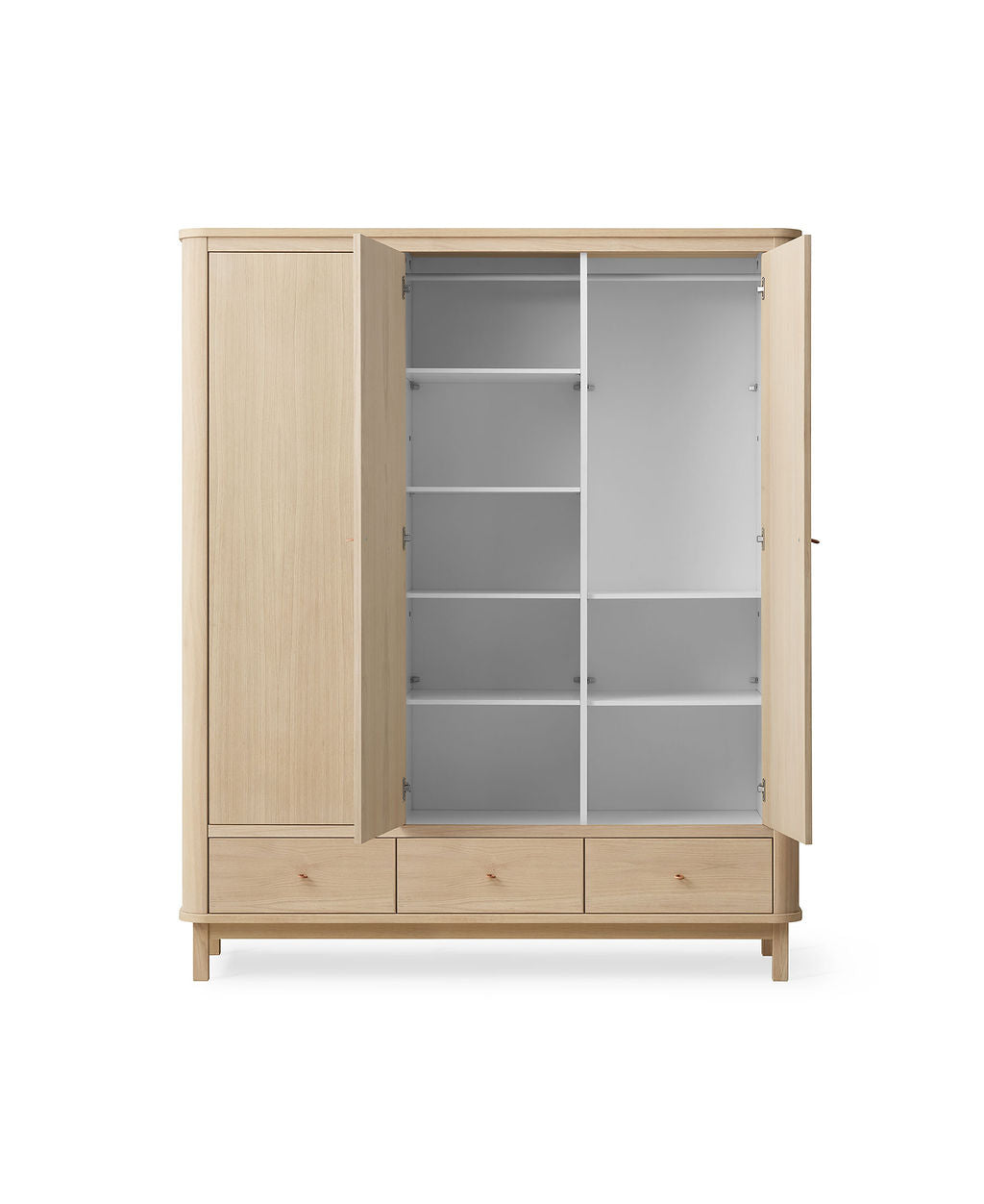 Oliver-Furniture-Wood-Kleiderschrank-3-türig-Eiche-041377