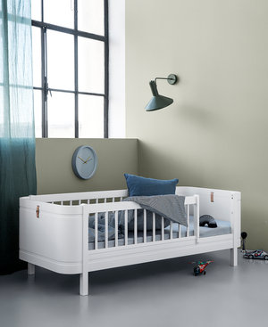 Conversion kit Oliver Furniture Wood Mini+ baby bed including junior bed and sibling set to 2 junior beds, white