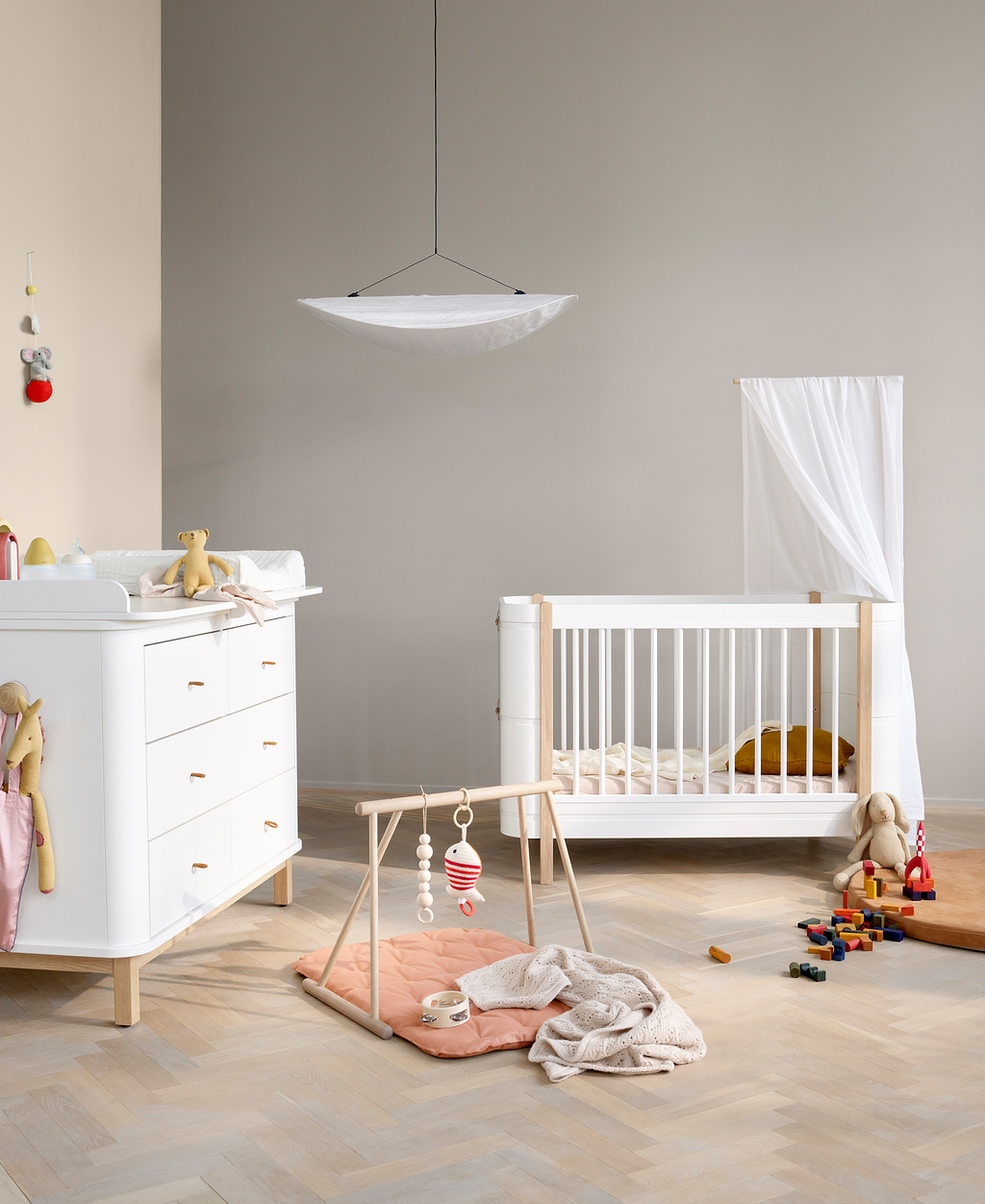 Oliver Furniture-Wood-Spieltrapez-Baby-Gym-Eiche-041624