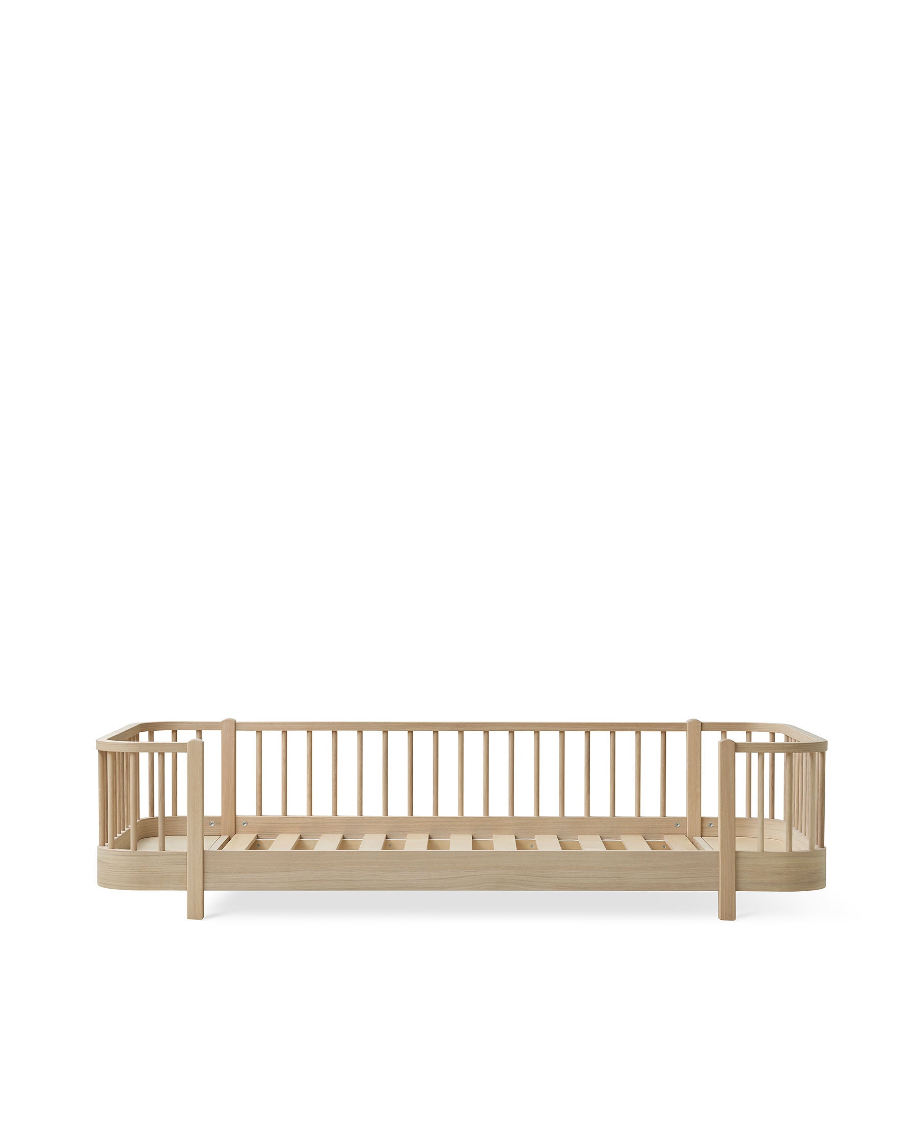 Oliver Furniture Wood Original Bodenbett 90 × 200 cm aus Eiche
