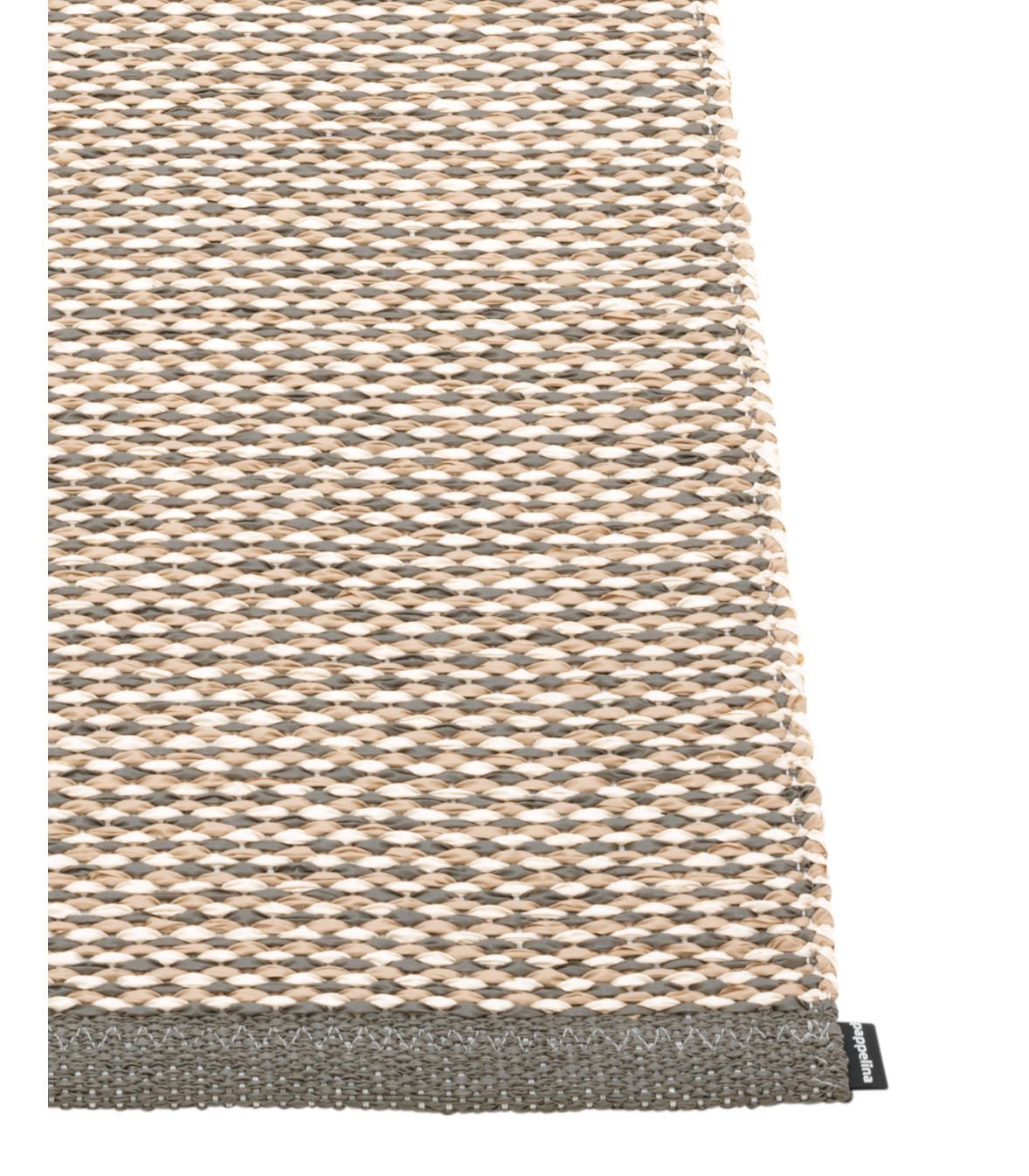 Pappelina-Effi-Teppich-Charcoal Light Nougat Vanilla