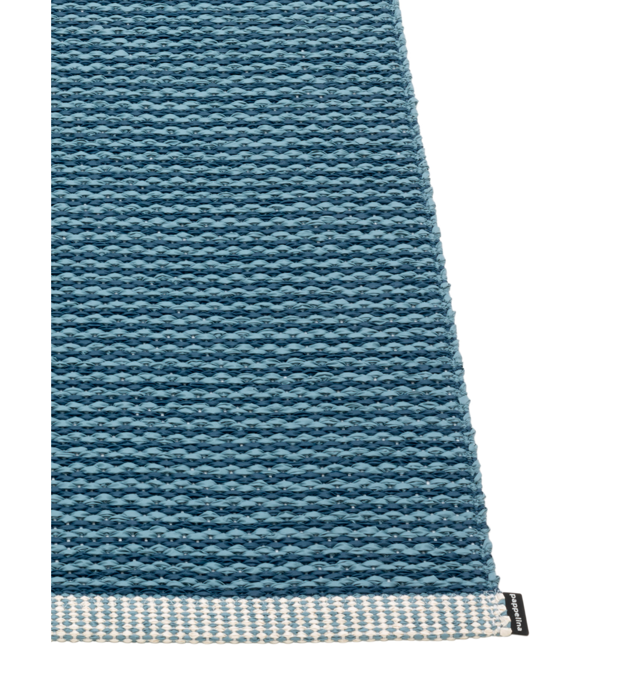 Pappelina-Teppich-Mono-Ocean Blue-Dove Blue