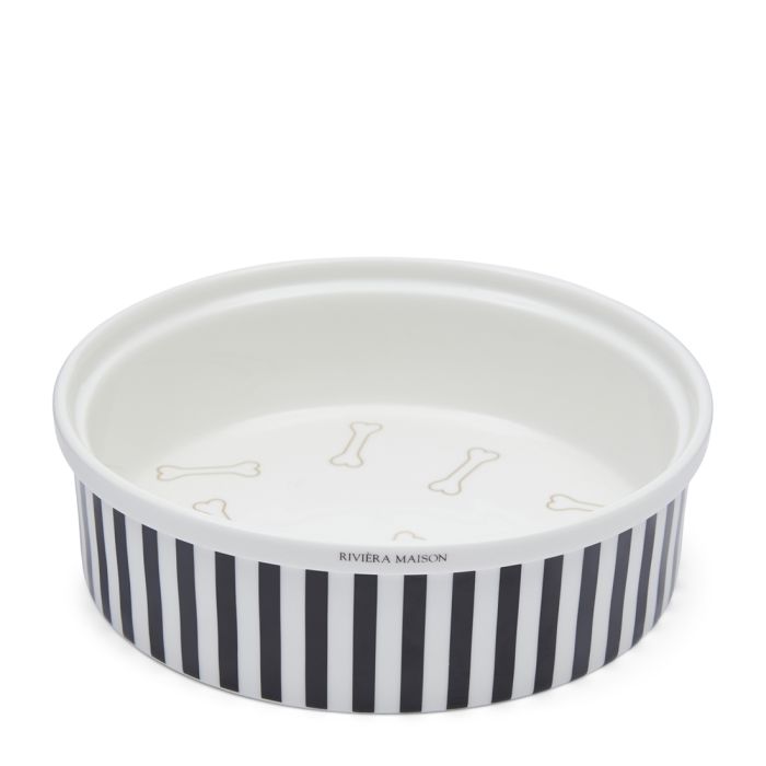 Riviera Maison food bowl Bonne Appétit black L