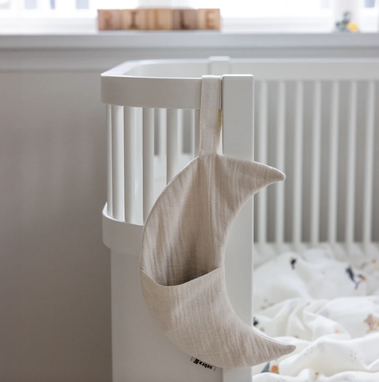 Sebra-Betttasche-Mond-Sleep-creme-weiss-801130007