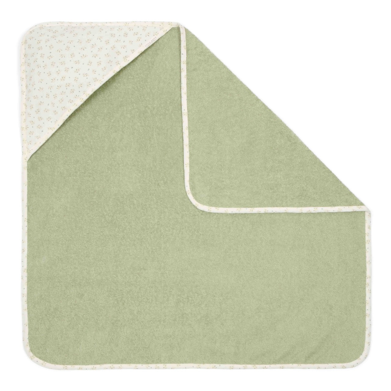 Little Dutch hooded bath towel Muslin Blueberry Leaves