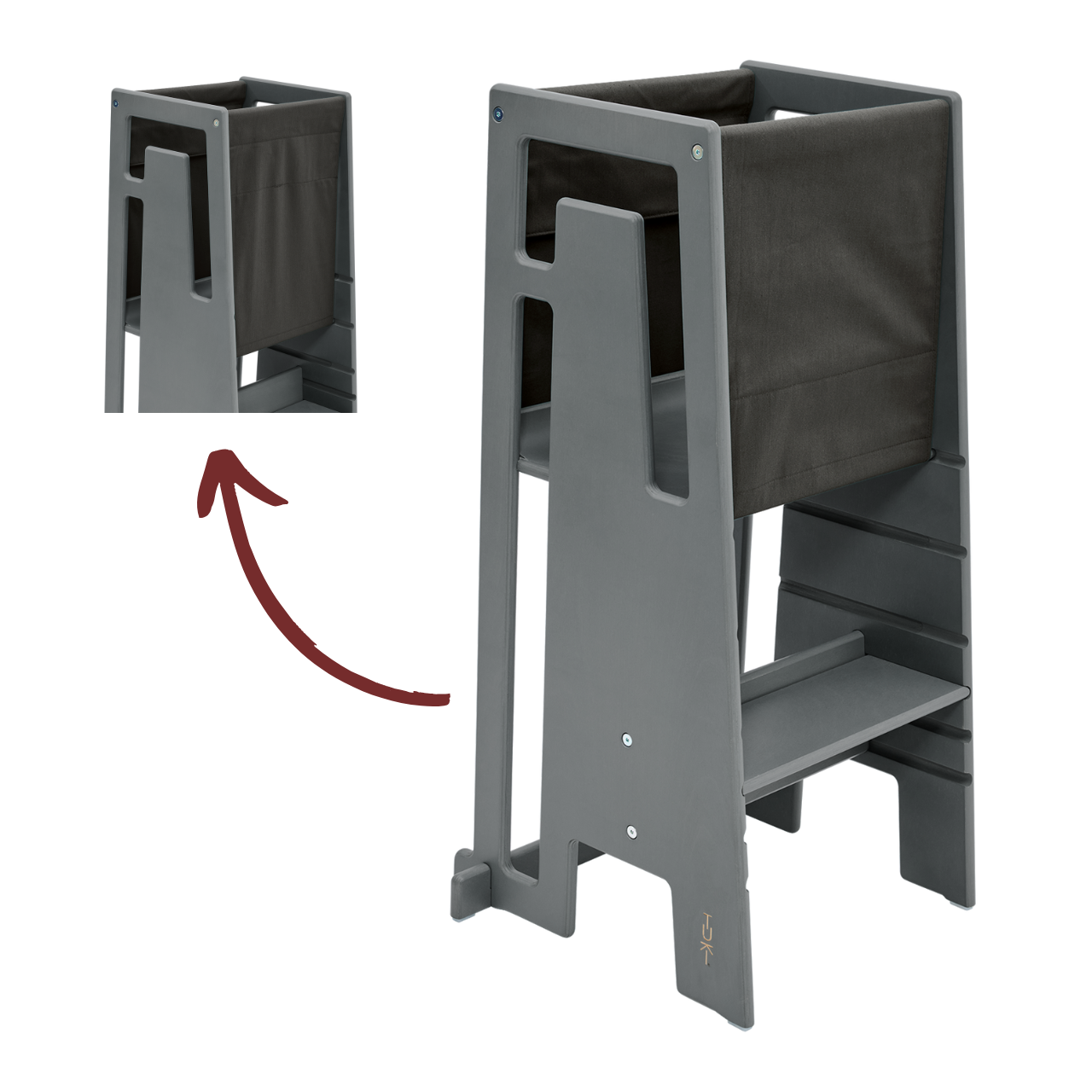 Tuki explorer cloth grey