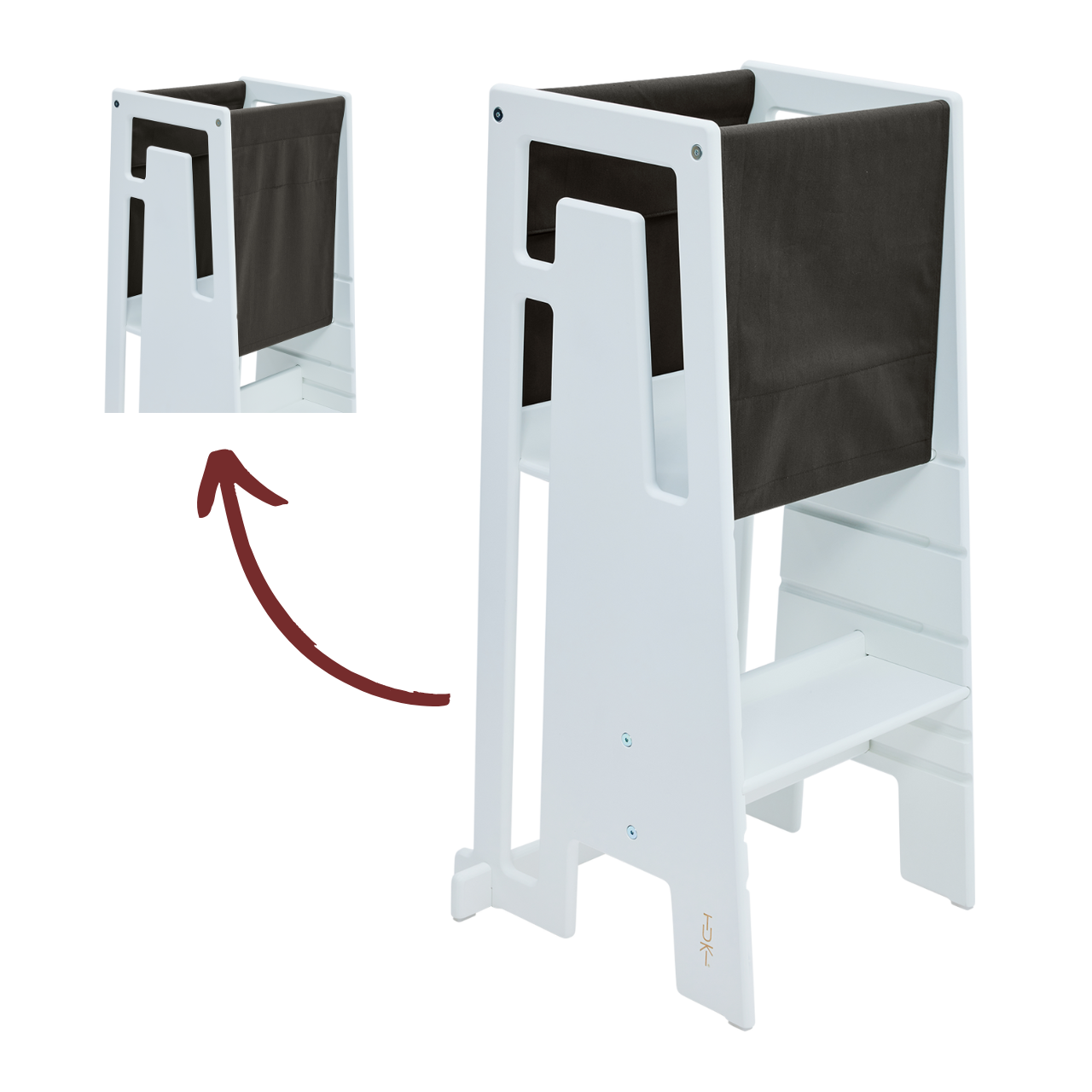 Tuki explorer cloth grey