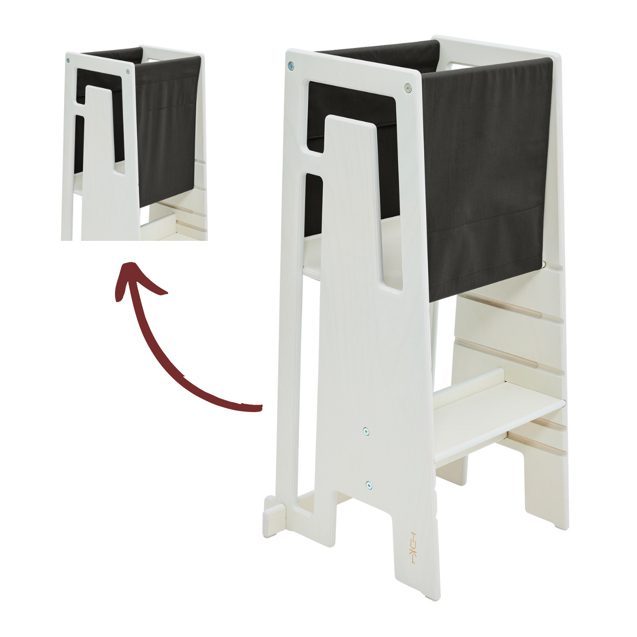 Tuki explorer cloth grey