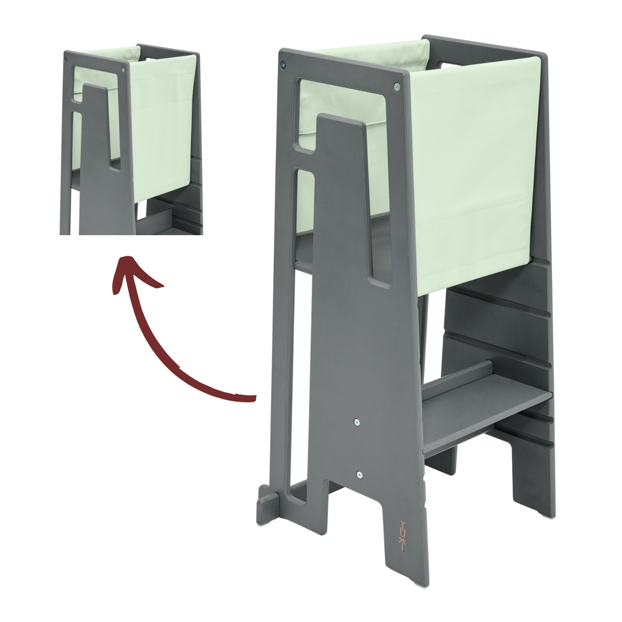 Tuki explorer cloth grey