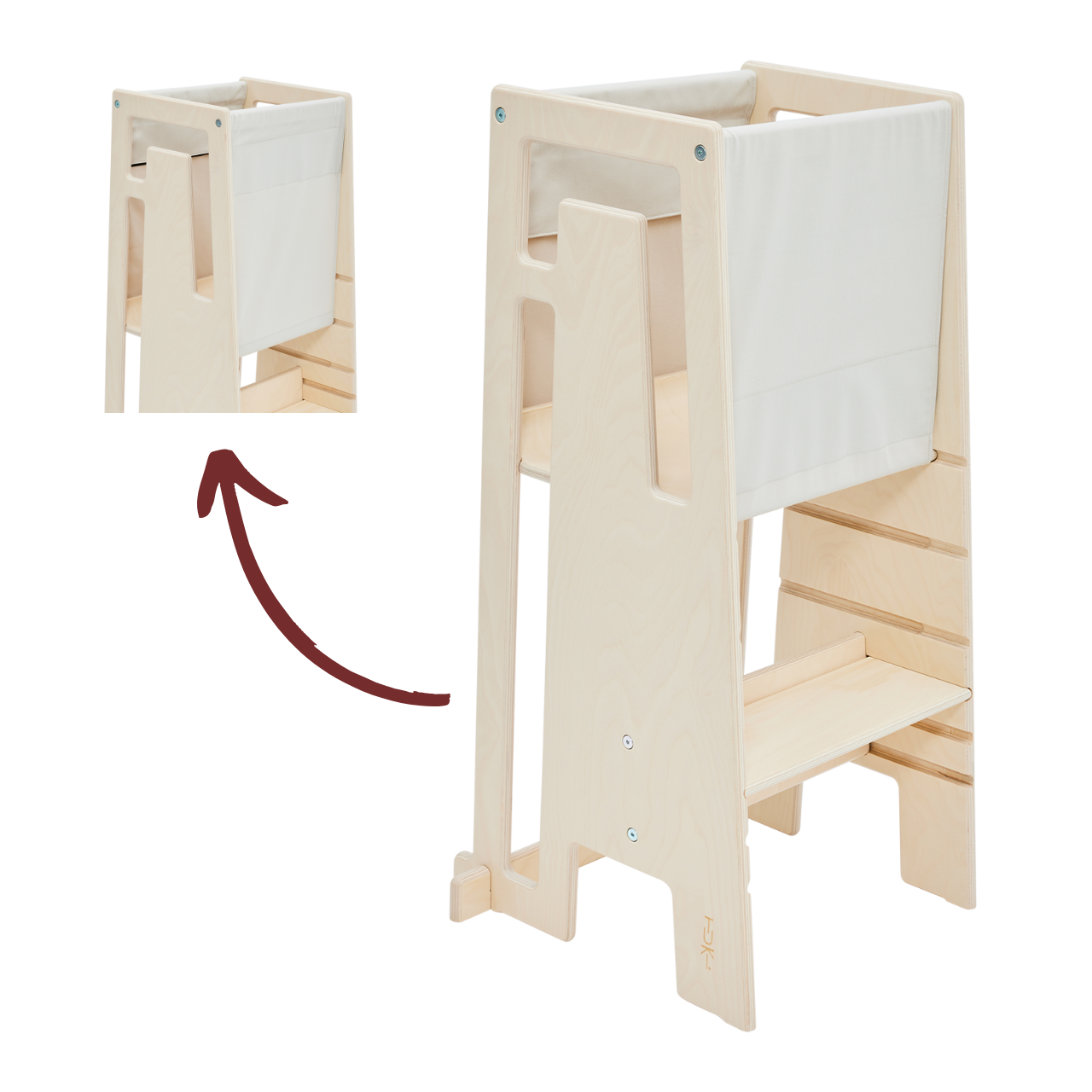 Tuki explorer cloth grey