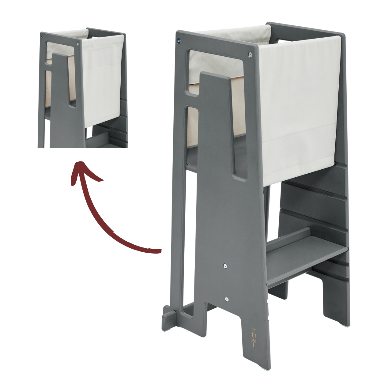 Tuki explorer cloth grey