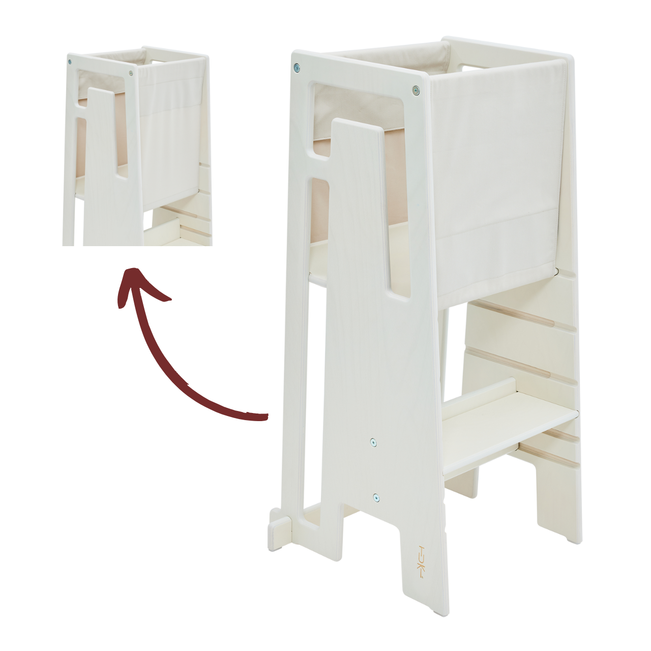 Tuki explorer cloth grey