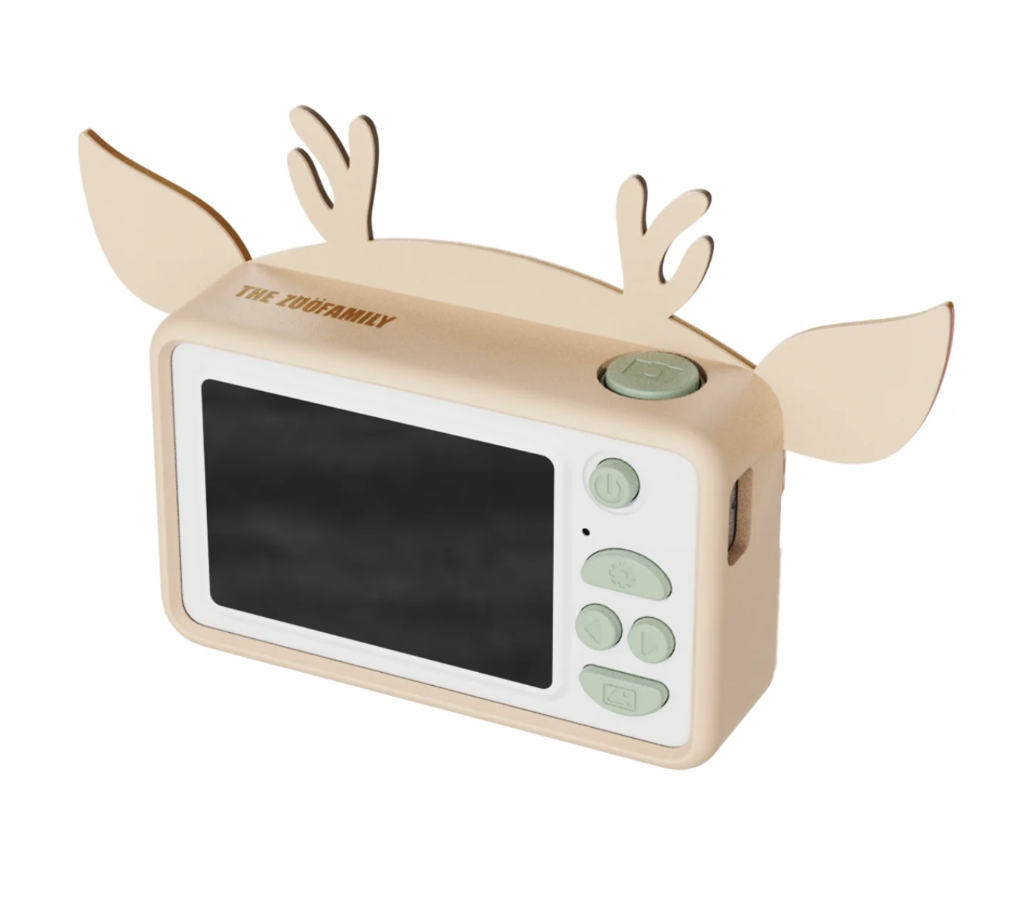 Zoofamily Zoo Friends Deer Kamera für Kinder zum Fotografieren, Filmen und kreativen Spielen unterwegs.