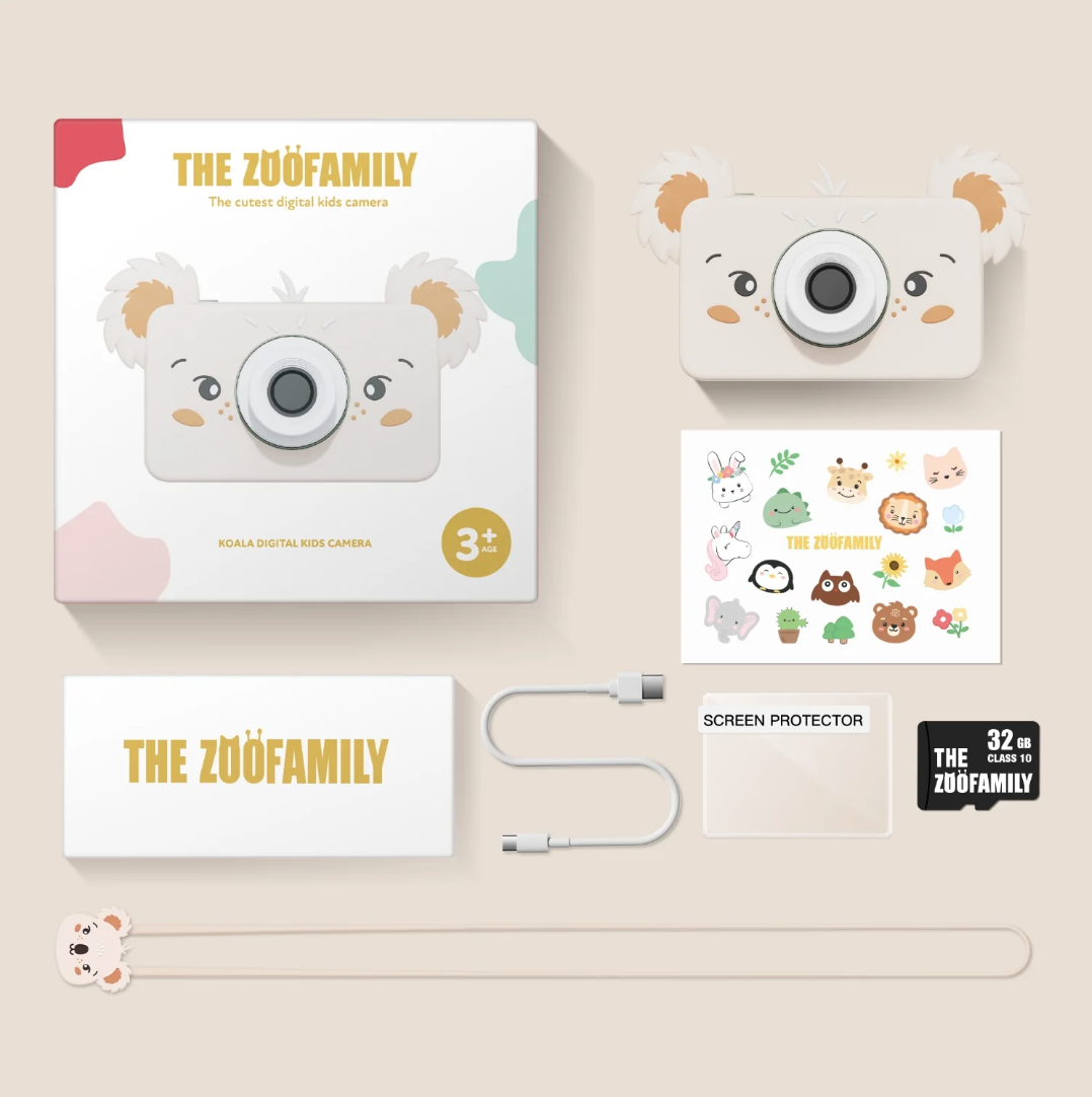 The Zoofamily Zoo Friends Koala Digitalkamera für Kinder mit einfacher Bedienung und kindgerechtem Design.