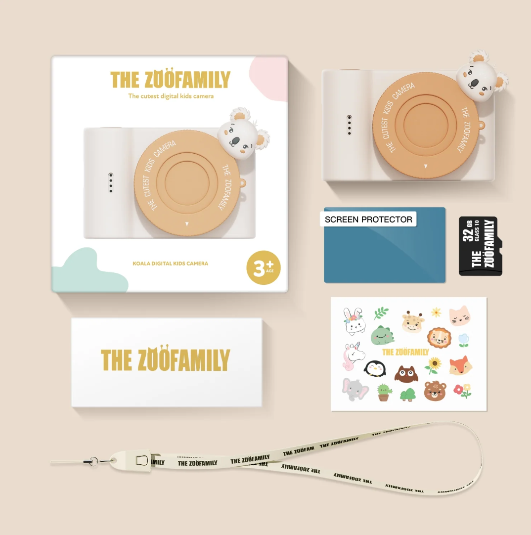 The Zoofamily Urban Zoo Koala Digitalkamera für Kinder mit einfacher Bedienung und kompakter Größe.