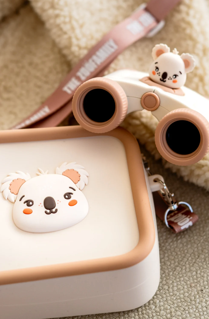 Koala Kinderfernglas von The Zoofamily, 8x Vergrößerung, ideal für kleine Naturforscher und Outdoor-Spiele.