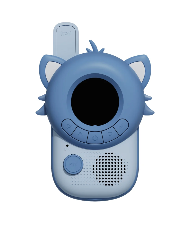 Zoofamily Walkie Talkie Set Raccoon x Raccoon für Kinder beim Spielen im Garten und unterwegs.