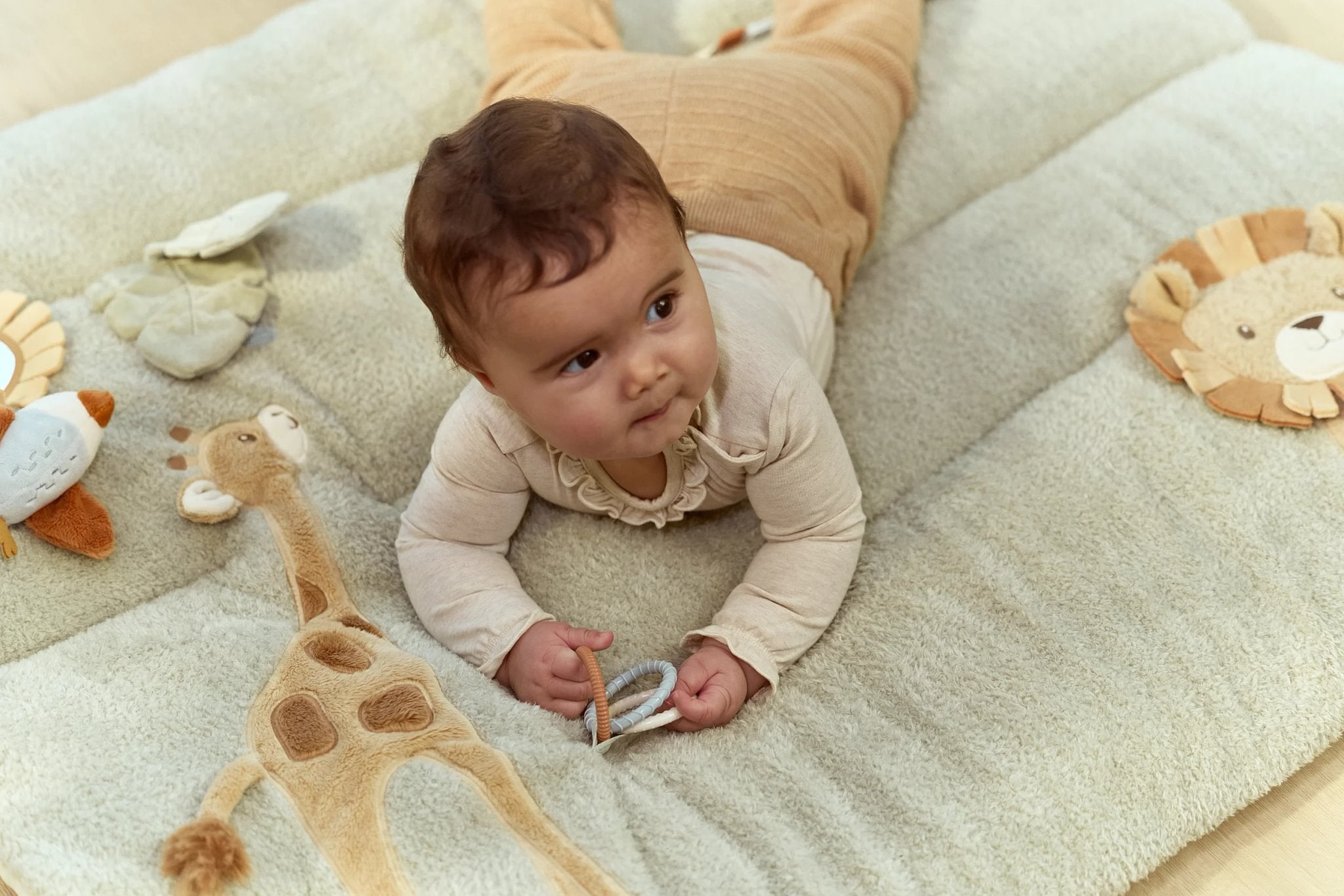 Sensorische Spieldecke für Babys