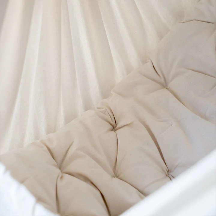 Moonboon Kapok mattress for spring cot, natural 