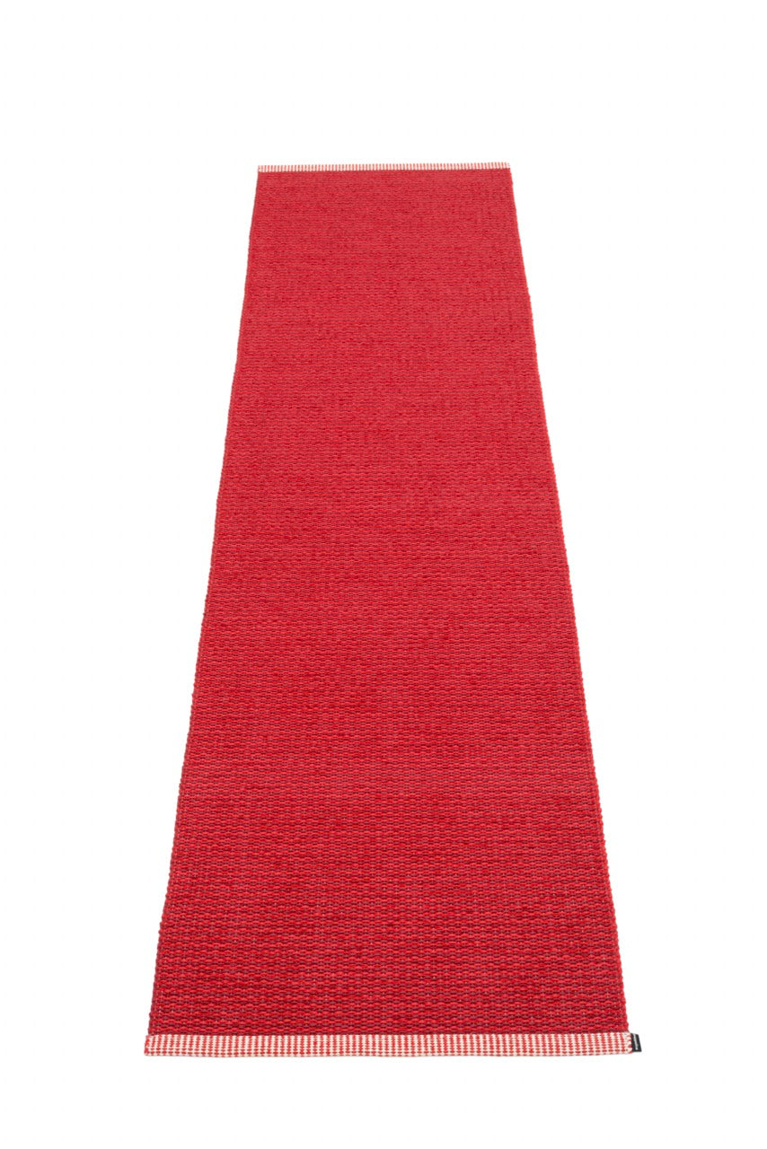 Pappelina-Teppich-Mono-dark red-red