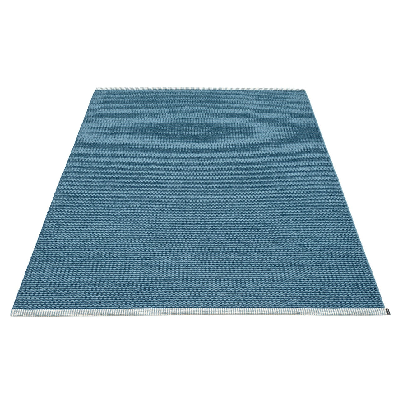 Pappelina-Teppich-Mono-Ocean Blue-Dove Blue