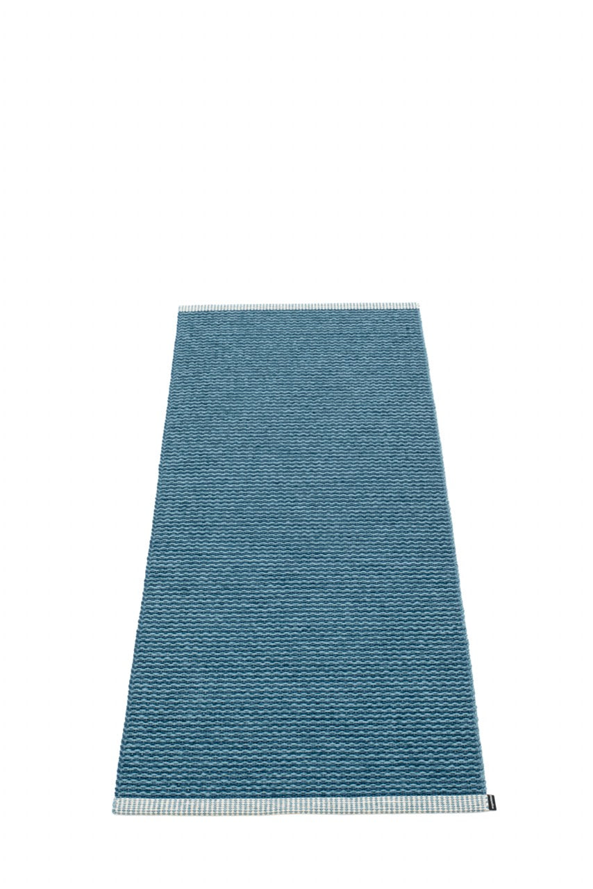 Pappelina-Teppich-Mono-Ocean Blue-Dove Blue