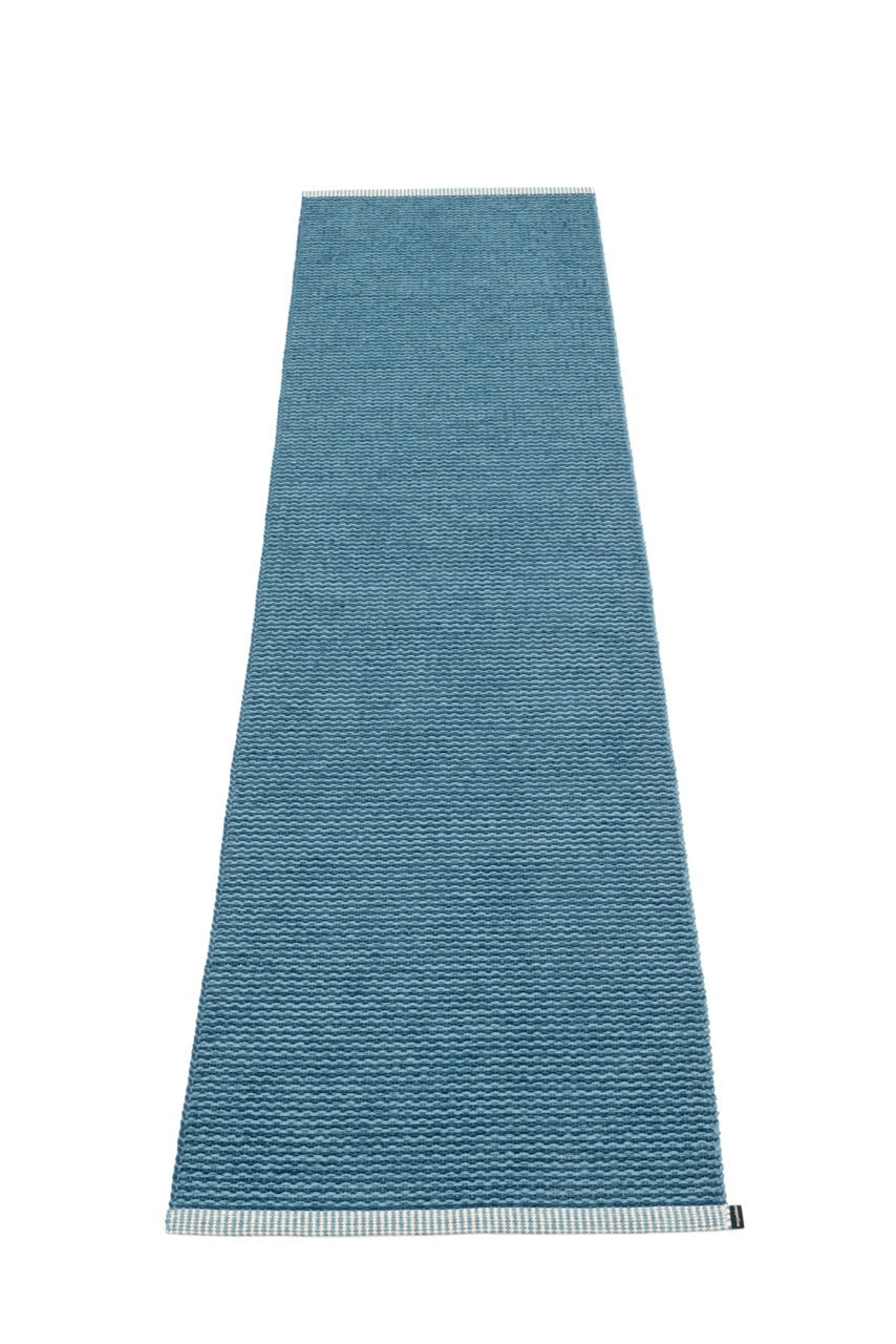 Pappelina-Teppich-Mono-Ocean Blue-Dove Blue