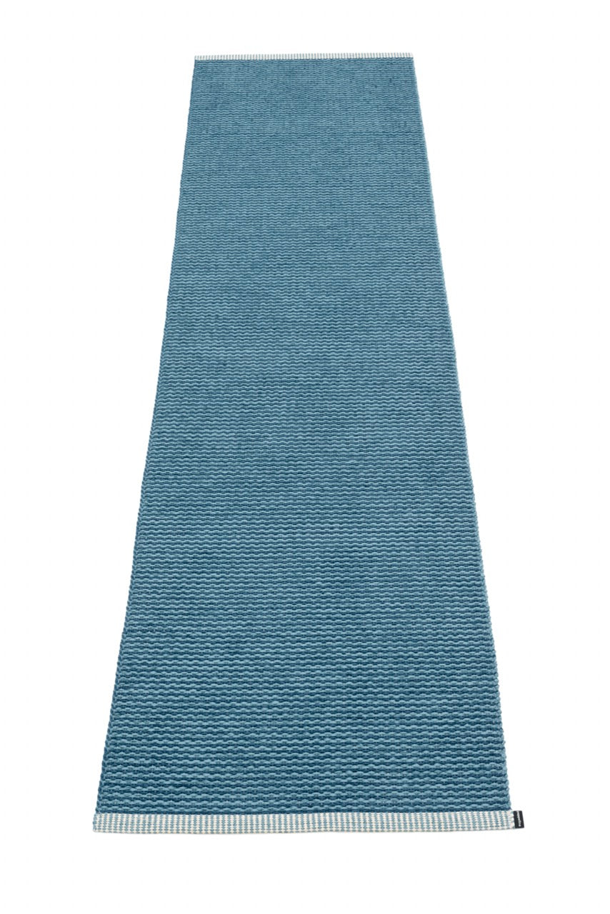 Pappelina-Teppich-Mono-Ocean Blue-Dove Blue