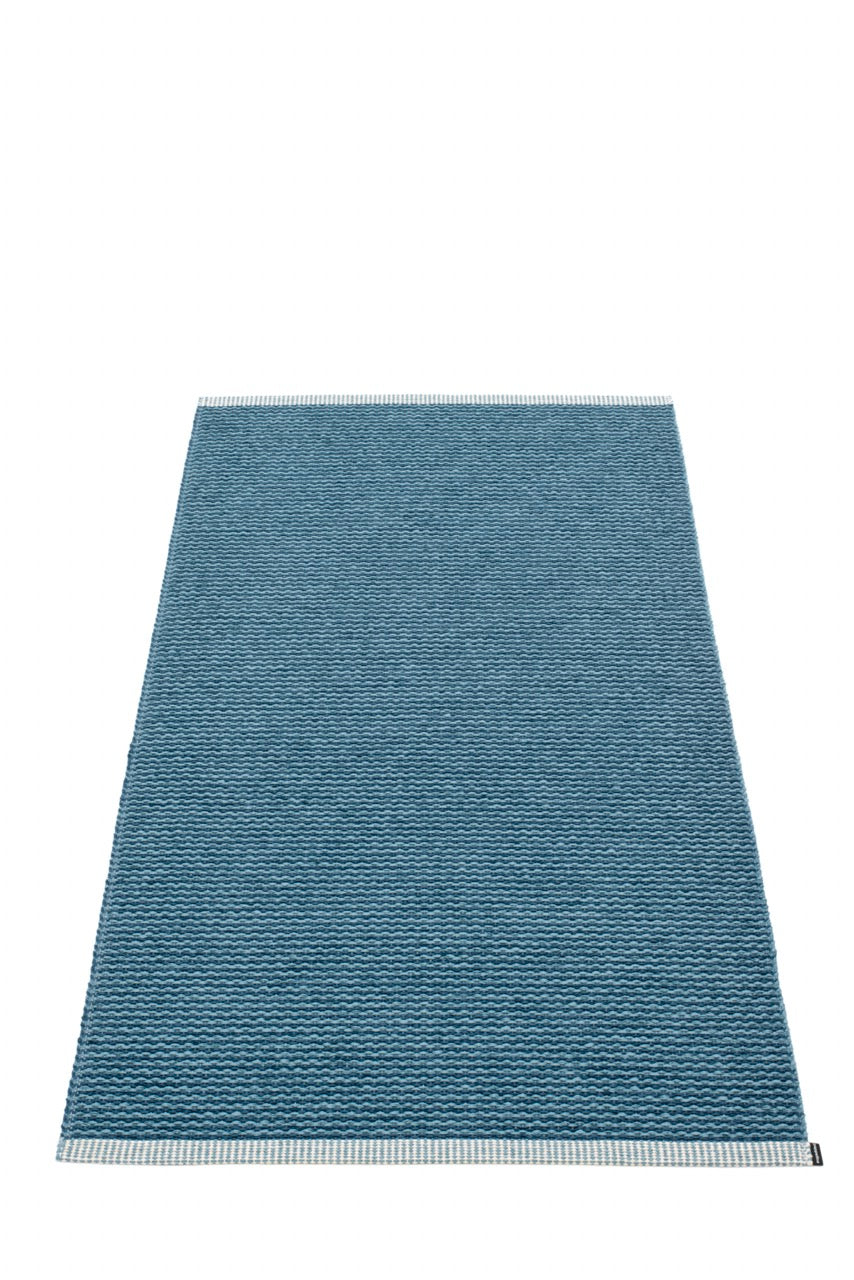 Pappelina-Teppich-Mono-Ocean Blue-Dove Blue