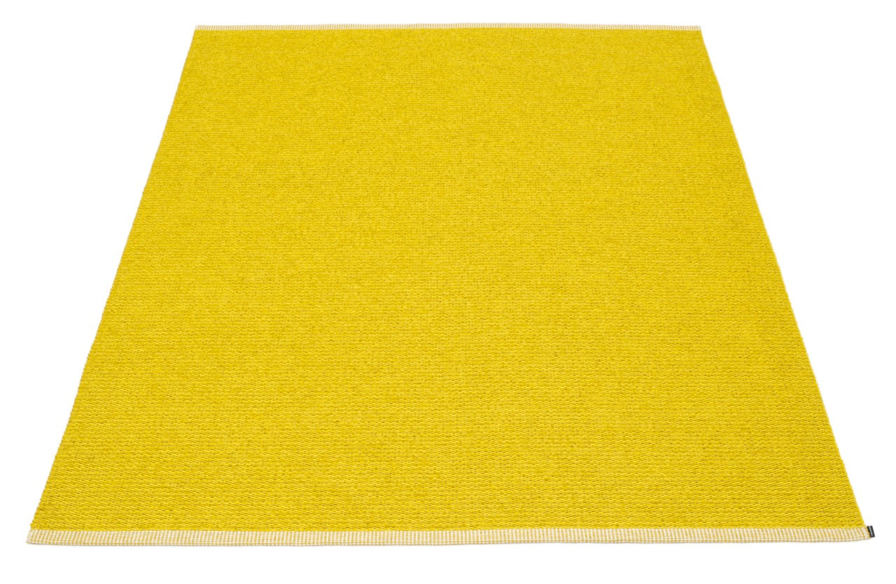 Pappelina Teppich Mono Mustard Lemon