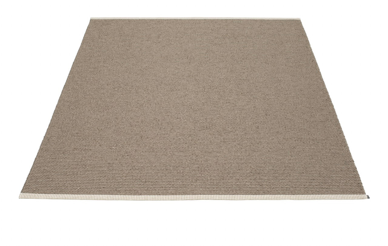 Pappelina-Teppich-Mono-dark mud-mud