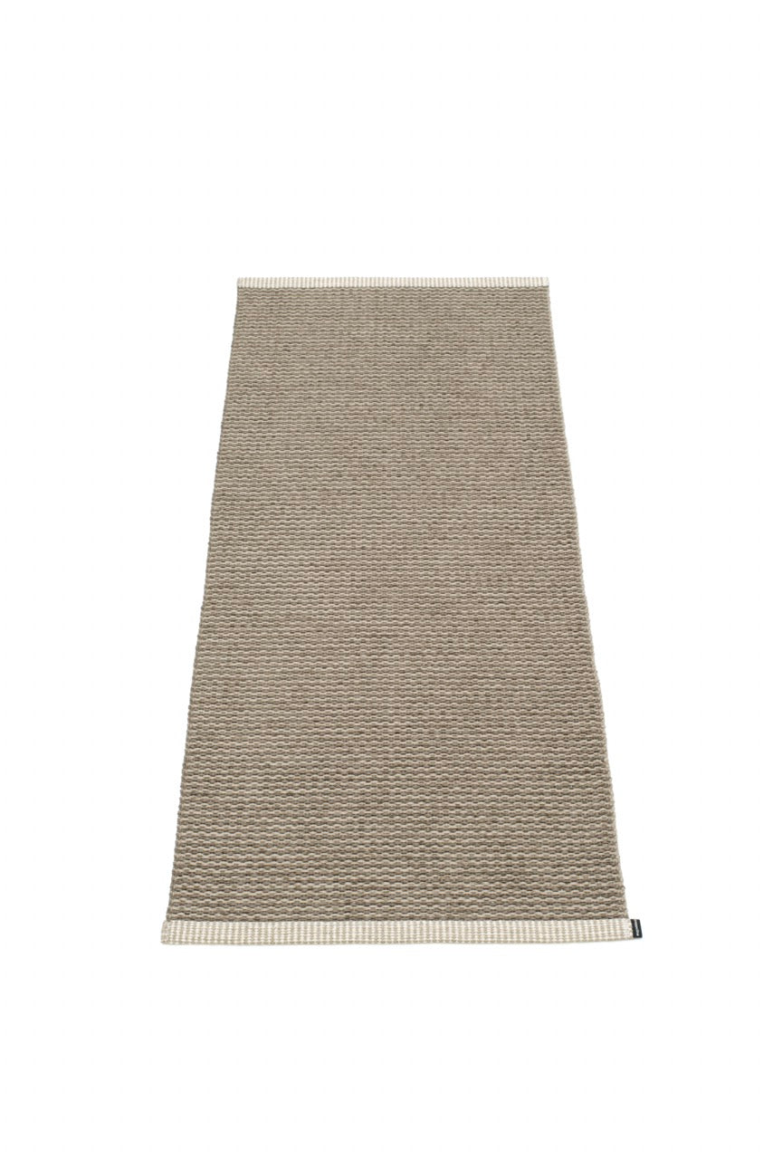 Pappelina-Teppich-Mono-dark mud-mud