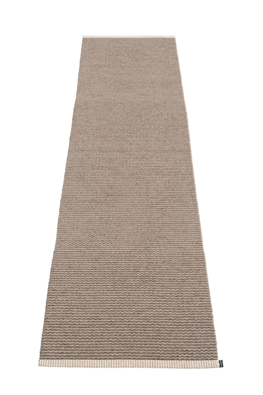Pappelina-Teppich-Mono-dark mud-mud