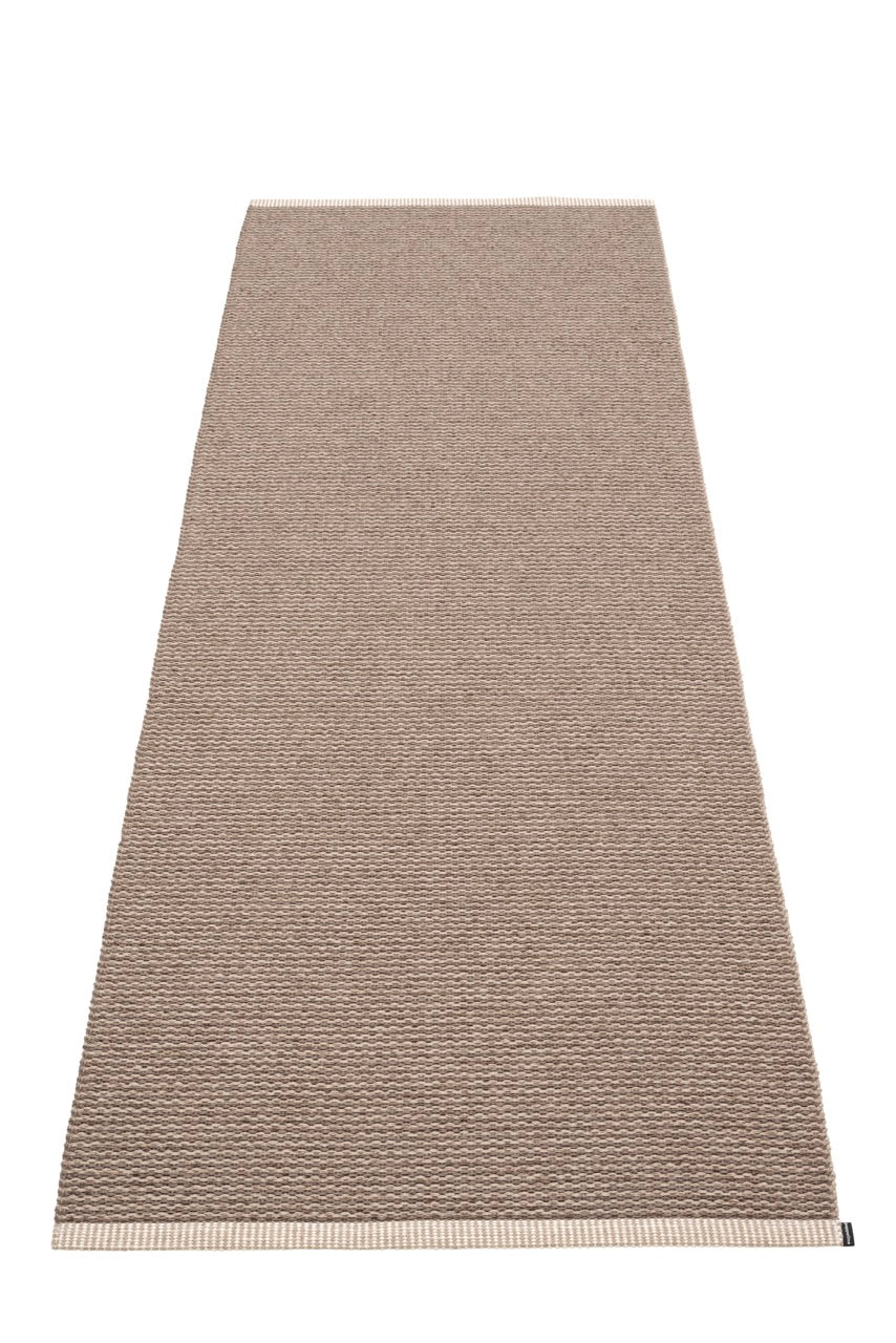 Pappelina-Teppich-Mono-dark mud-mud