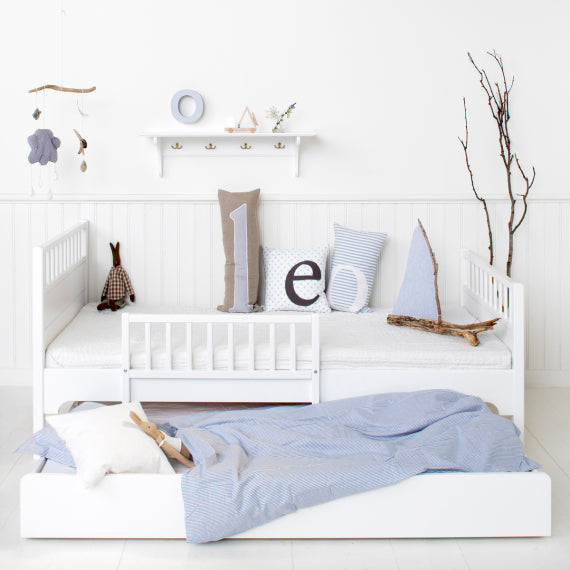 Oliver Furniture Lit gigogne Seaside, blanc